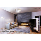M3626 Mediterraneo Table Lamp 2 Light E27 Medium Polished Chrome / Frosted White Glass