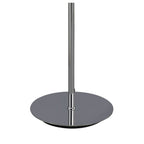 M3628 Mediterraneo Floor Lamp 2 Light E27 Polished Chrome / Frosted White Glass