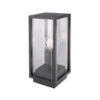 Meribel Outdoor Pedestal  Lamp 1 Light Graphite