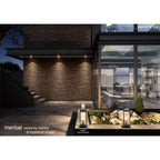 Meribel Outdoor Pedestal  Lamp 1 Light Graphite