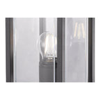 Meribel Outdoor Pedestal  Lamp 1 Light Graphite