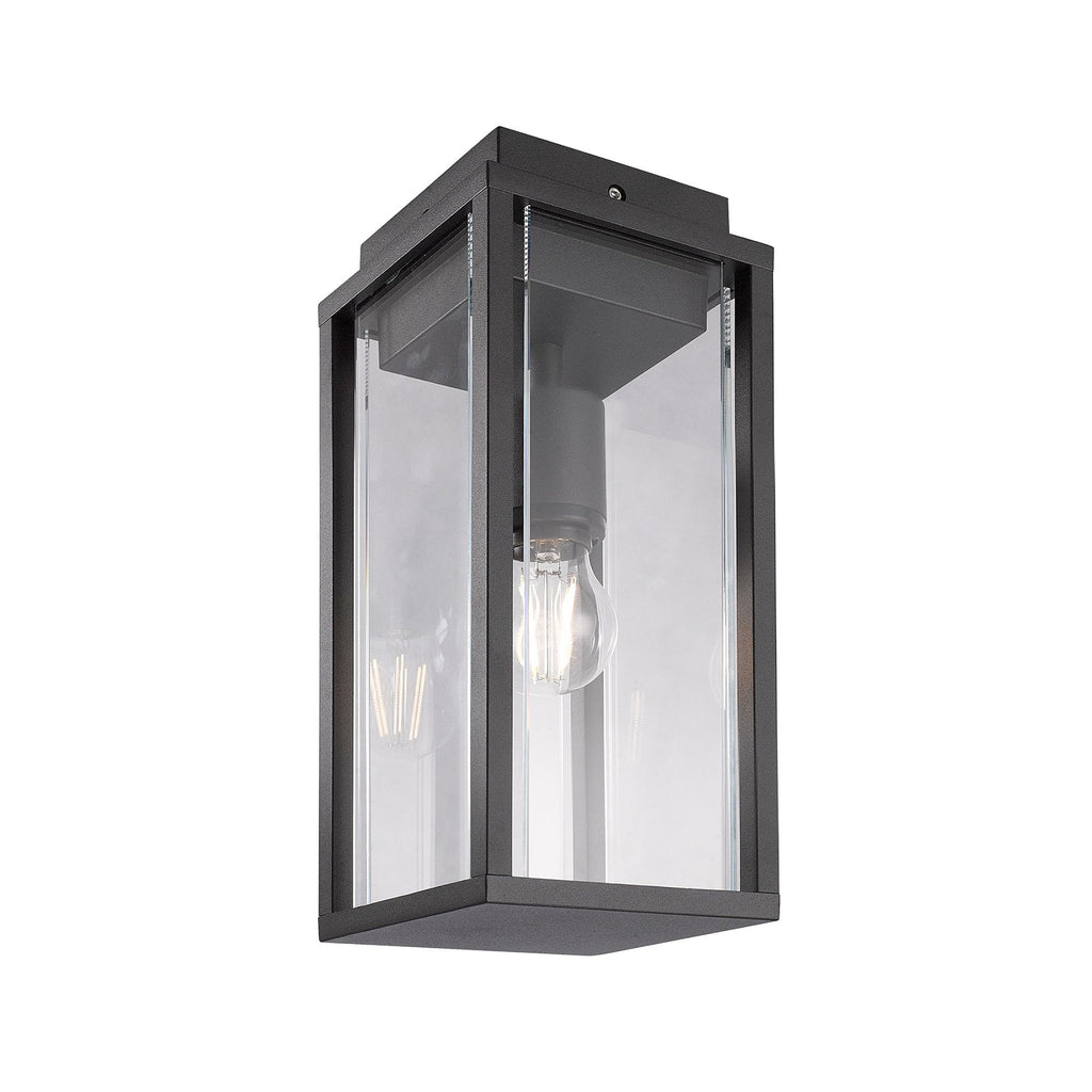 Meribel Outdoor Pedestal  Lamp 1 Light Graphite