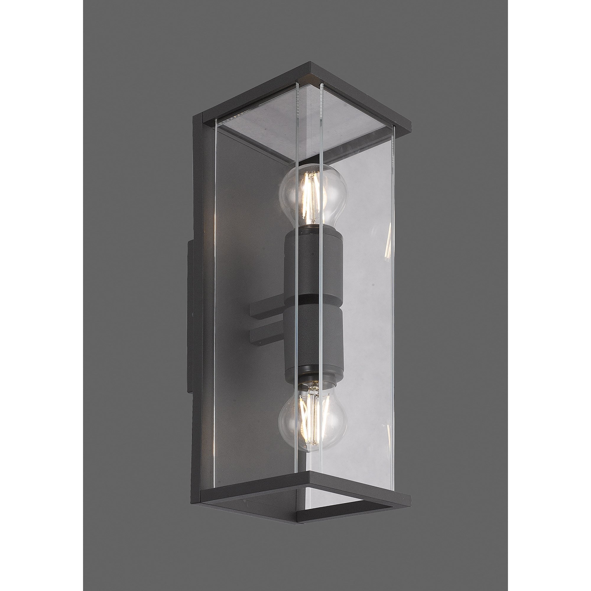 Meribel Outdoor Wall  Lamp 2 Light Graphite