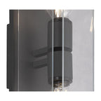 M6492 Meribel Outdoor Wall Lamp 2 Light Graphite