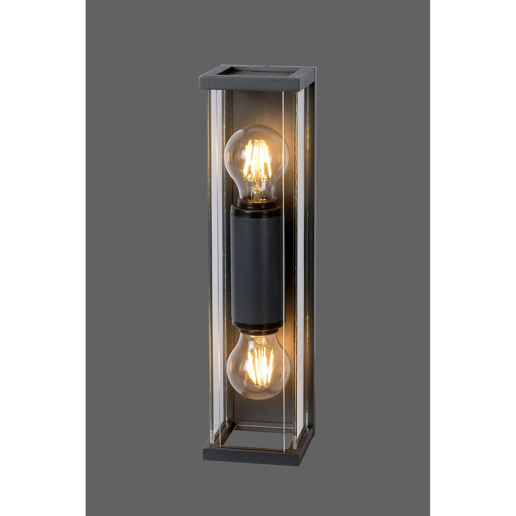 Meribel Outdoor Wall  Lamp 2x E27 Graphite