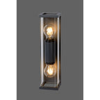 Meribel Outdoor Wall  Lamp 2x E27 Graphite
