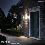 Meribel Outdoor Wall  Lamp 2x E27 Graphite