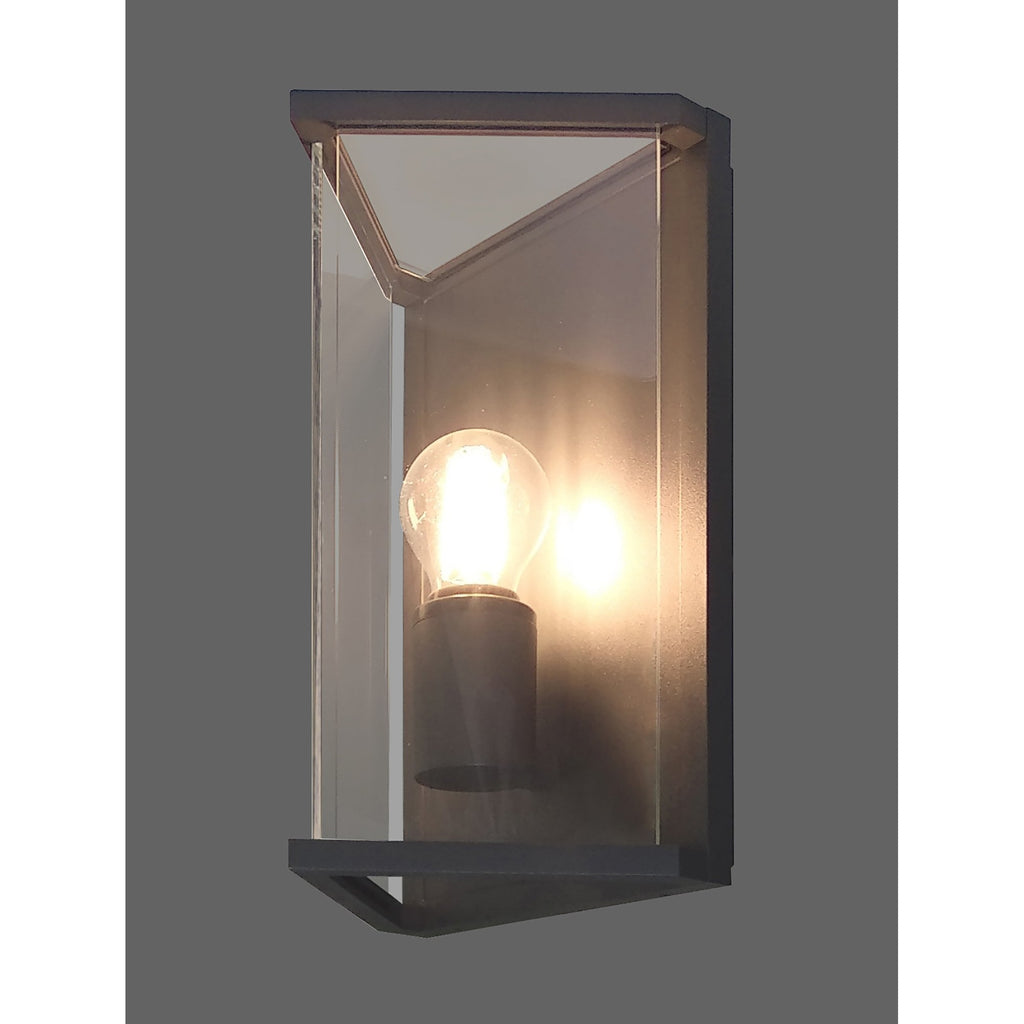 M6495 Meribel Outdoor Wall Lamp 1 x E27 Graphite