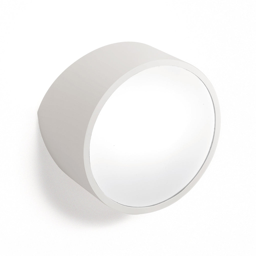 M5480 Mini Bathroom Wall Light Round 2x5W G9 LED Matt White