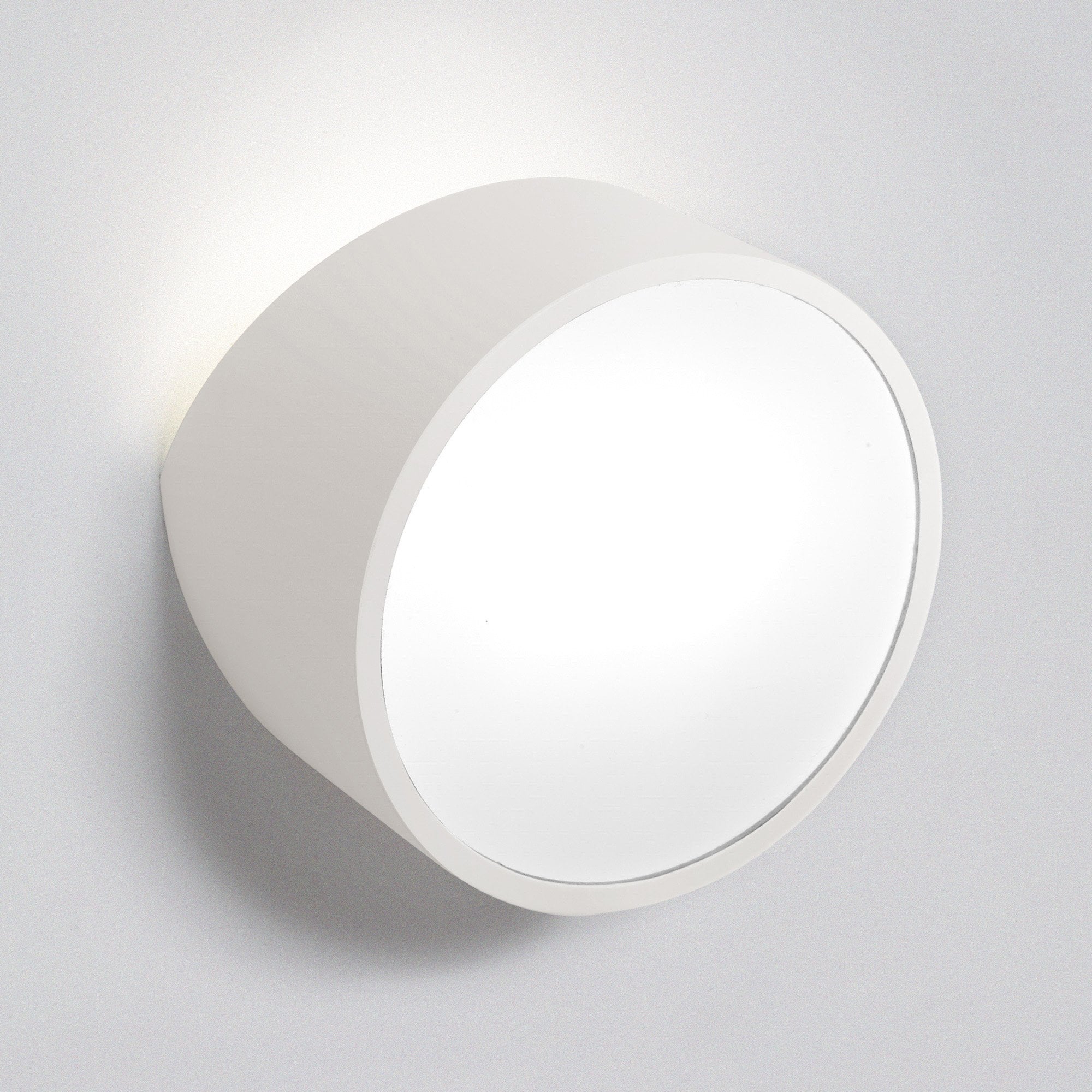 M5480 Mini Bathroom Wall Light Round 2x5W G9 LED Matt White