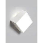 M5481 Mini Bathroom Wall Light Square 2x5W G9 LED Matt White
