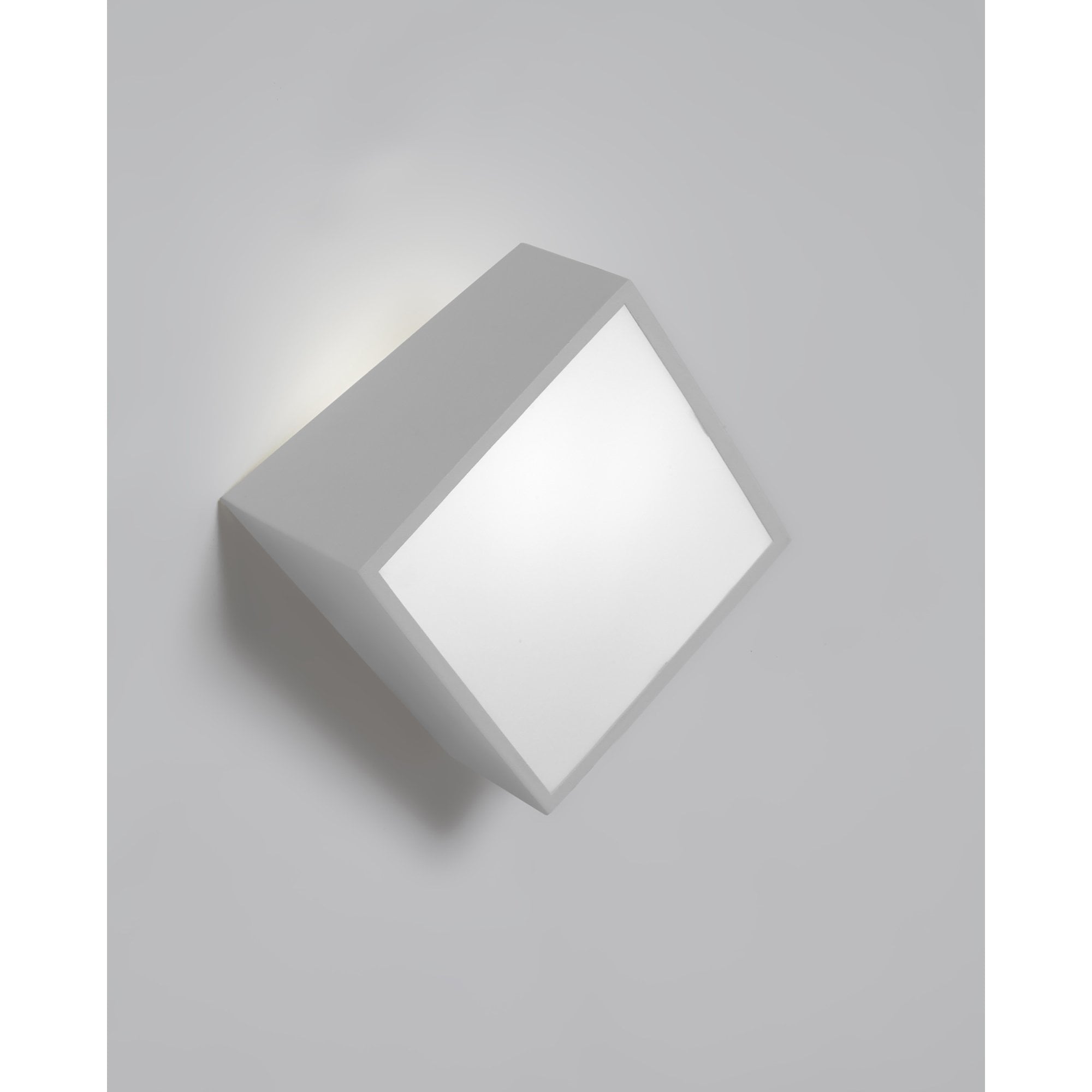 M5483 Mini Bathroom Wall Light Square 2x5W G9 LED Silver