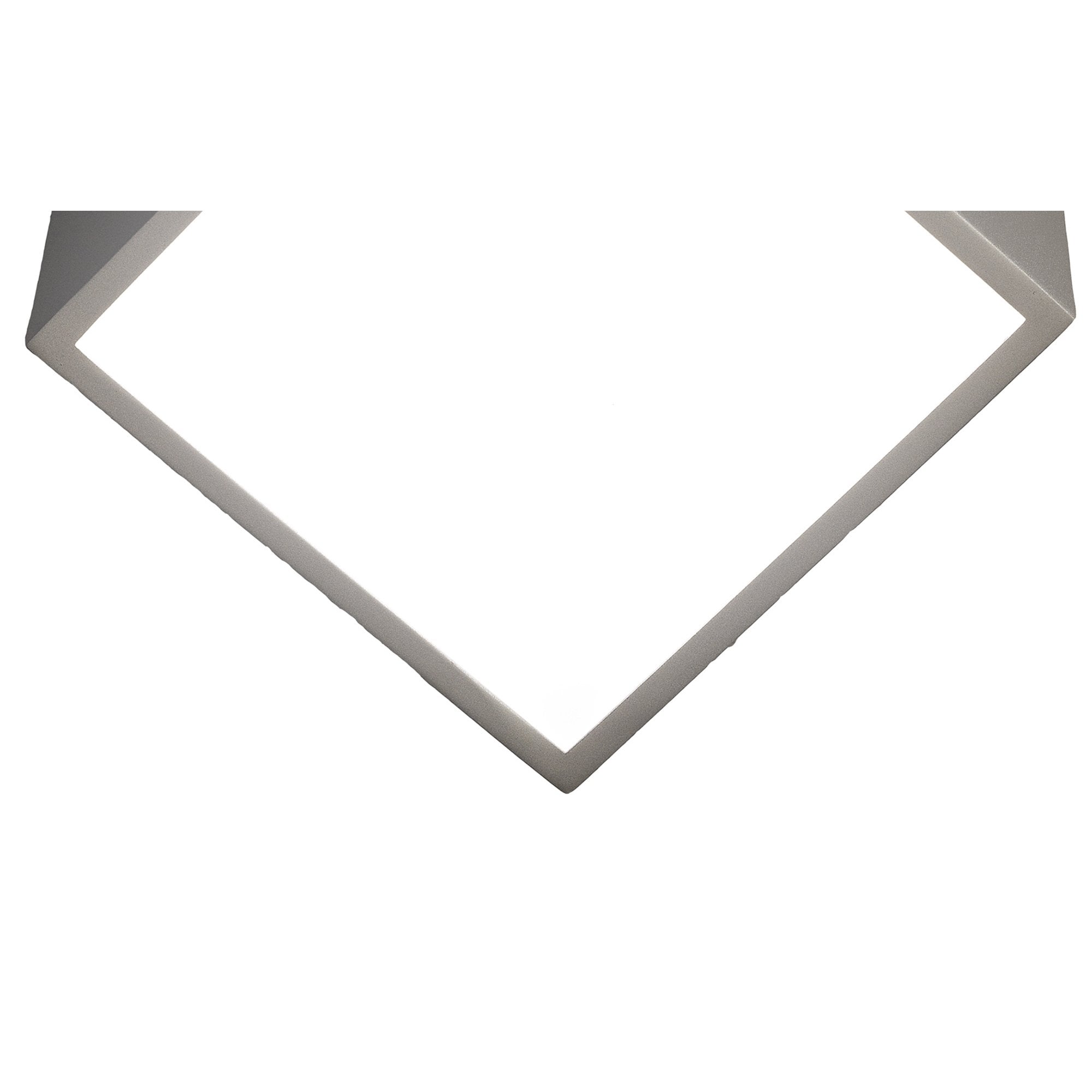 M5483 Mini Bathroom Wall Light Square 2x5W G9 LED Silver