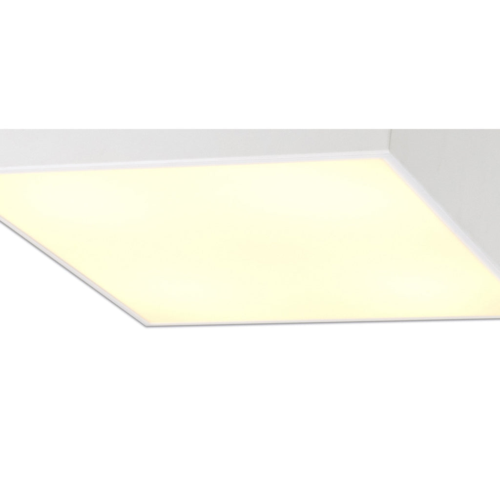 M6160 Mini Bathroom Ceiling 60cm Square 8 Light White