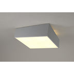 M6163 Mini Bathroom Ceiling 45cm Square 5 Light Silver