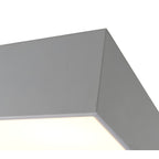 M6163 Mini Bathroom Ceiling 45cm Square 5 Light Silver