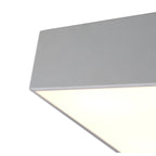 M6163 Mini Bathroom Ceiling 45cm Square 5 Light Silver