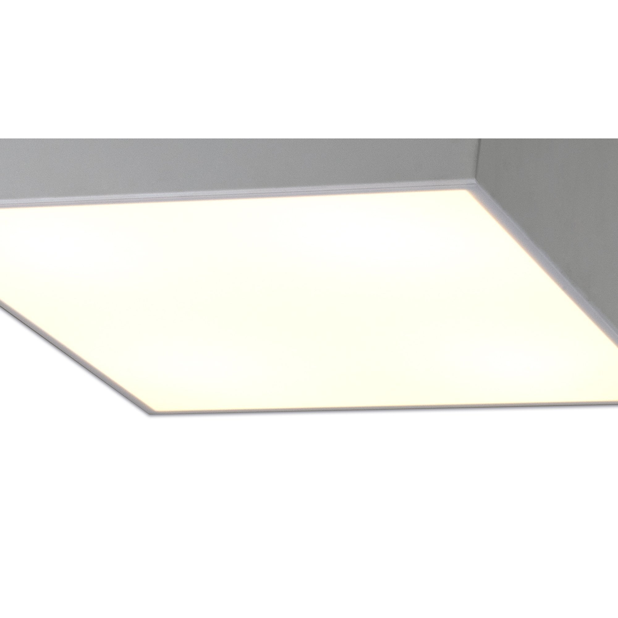 M6163 Mini Bathroom Ceiling 45cm Square 5 Light Silver