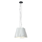 M3720 Miss Pendant 3 Light E27 Gloss White/Polished Chrome