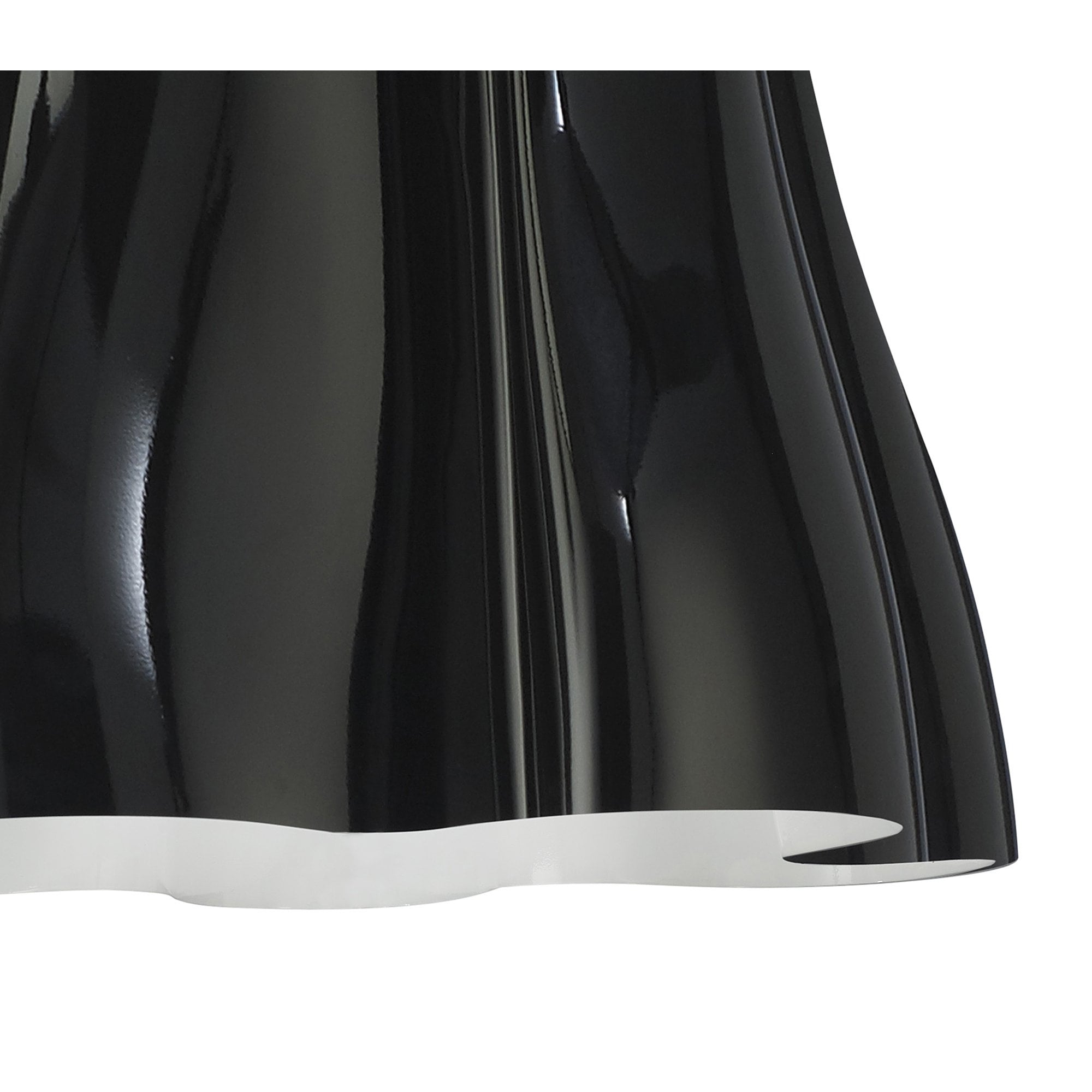 M3721 Miss Pendant 3 Light E27 Gloss Black/Polished Chrome