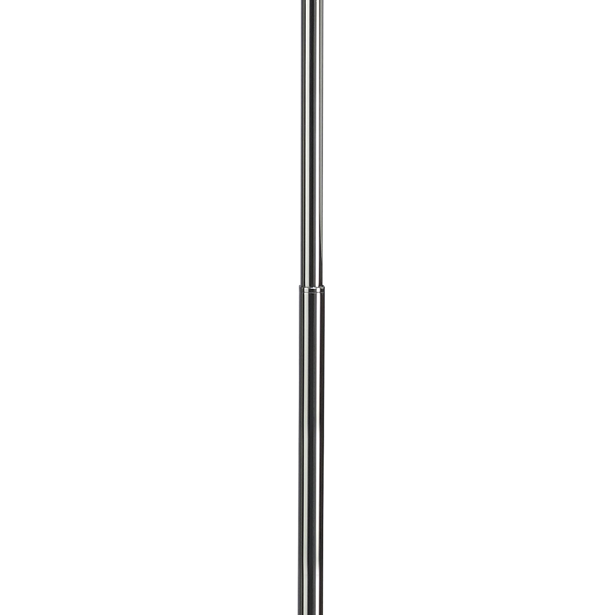 M3722 Miss Floor Lamp 3 Light E27 Gloss White/Polished Chrome
