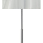 M3722 Miss Floor Lamp 3 Light E27 Gloss White/Polished Chrome