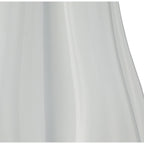M3722 Miss Floor Lamp 3 Light E27 Gloss White/Polished Chrome