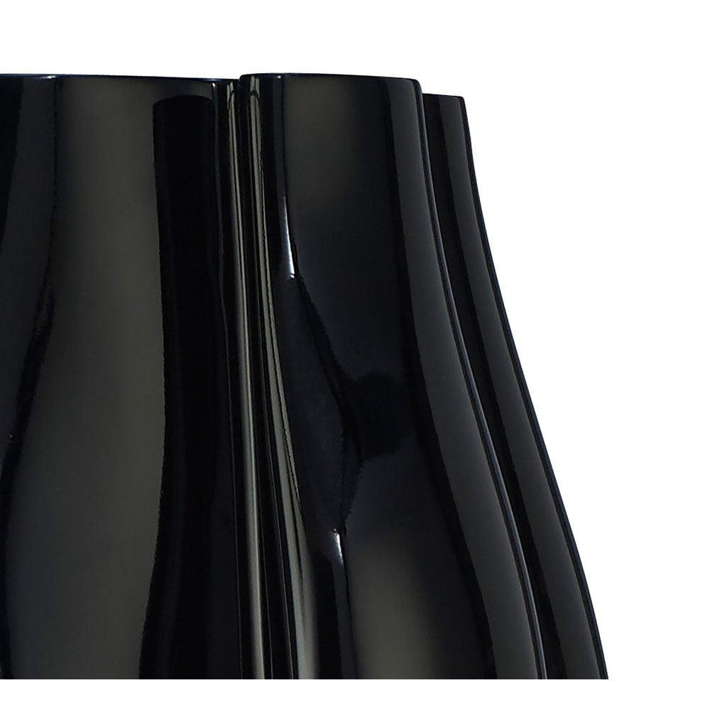 M3723 Miss Floor Lamp 3 Light E27 Gloss Black/Polished Chrome