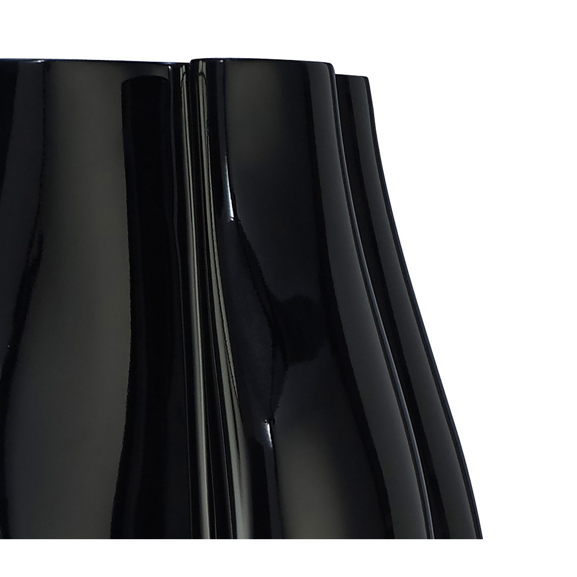 M3723 Miss Floor Lamp 3 Light E27 Gloss Black/Polished Chrome