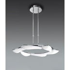 M3800 Mistral Telescopic 36W LED Round Polished Chrome/Frosted Acrylic