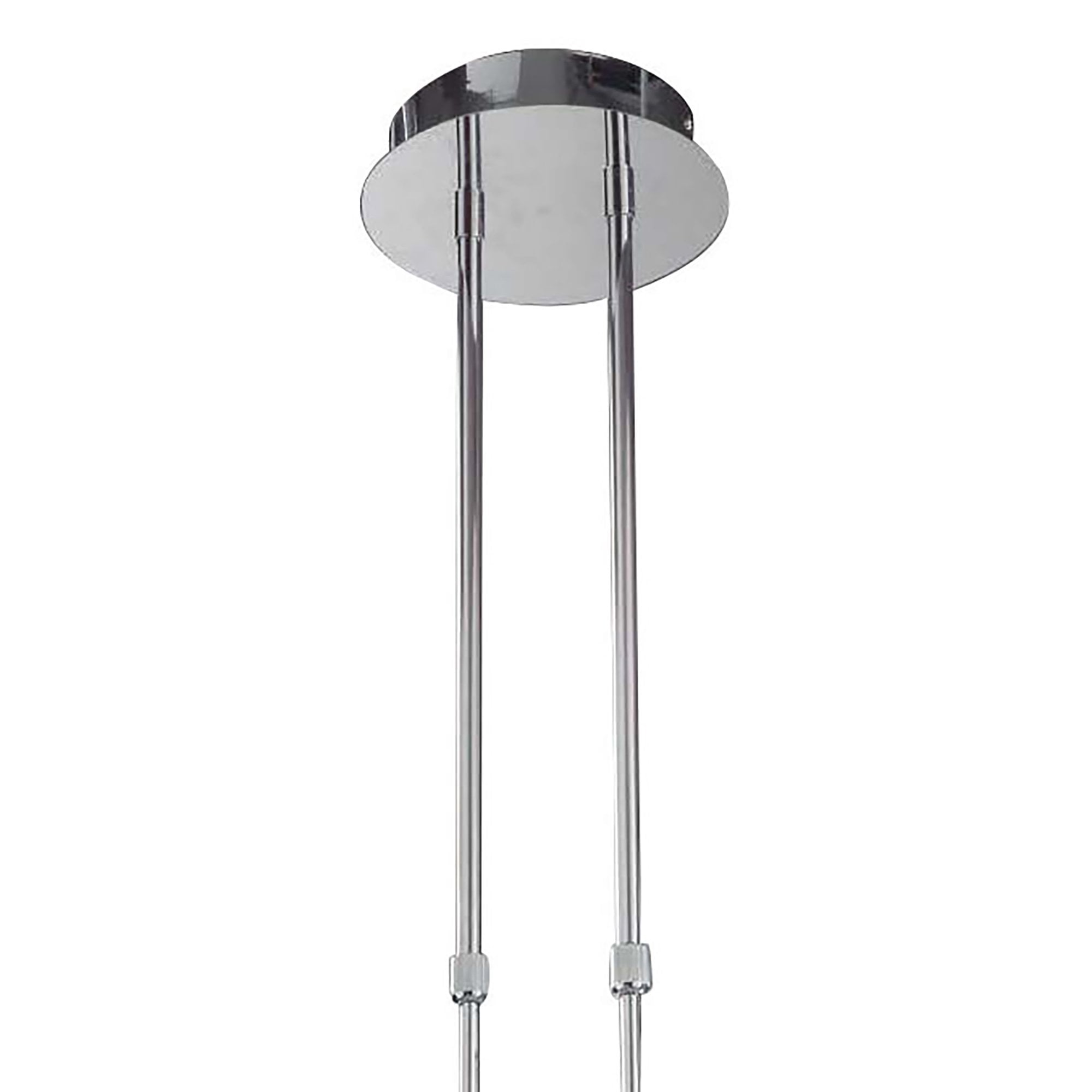 M3801 Mistral Telescopic 30W LED Round Polished Chrome/Frosted Acrylic