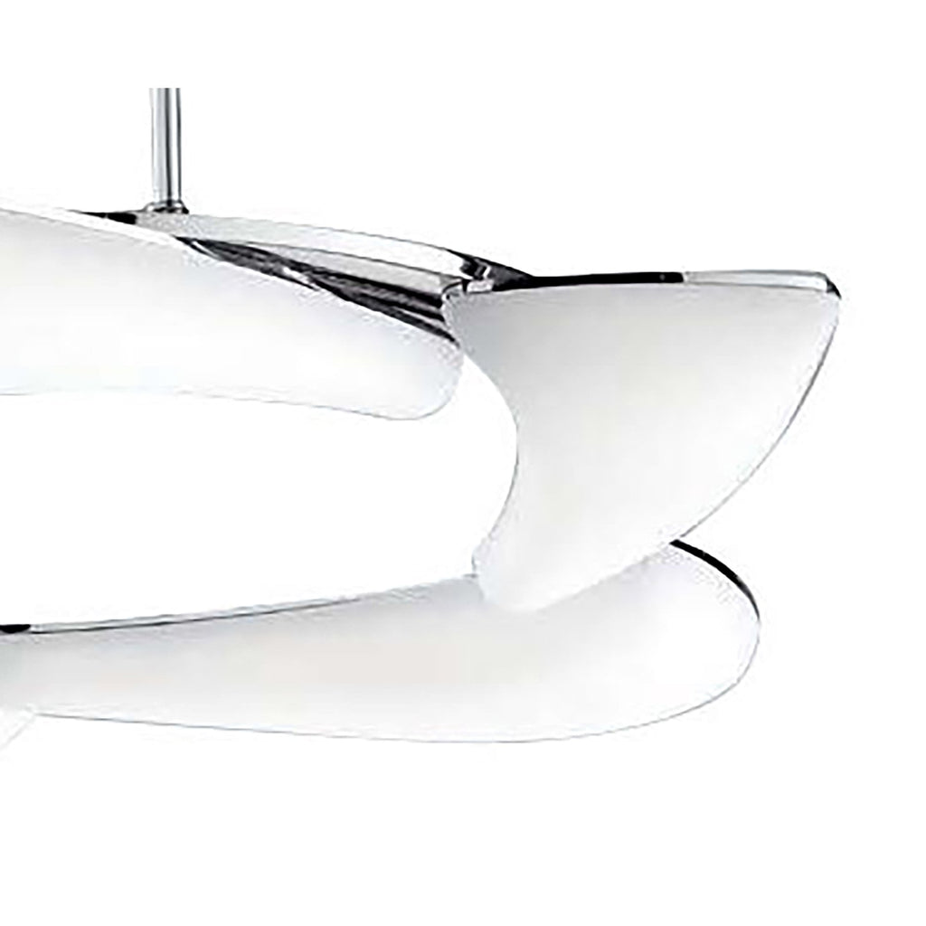 M3801 Mistral Telescopic 30W LED Round Polished Chrome/Frosted Acrylic