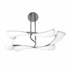 M3802 Mistral Telescopic 36W LED Rectangular Polished Chrome/Frosted Acrylic