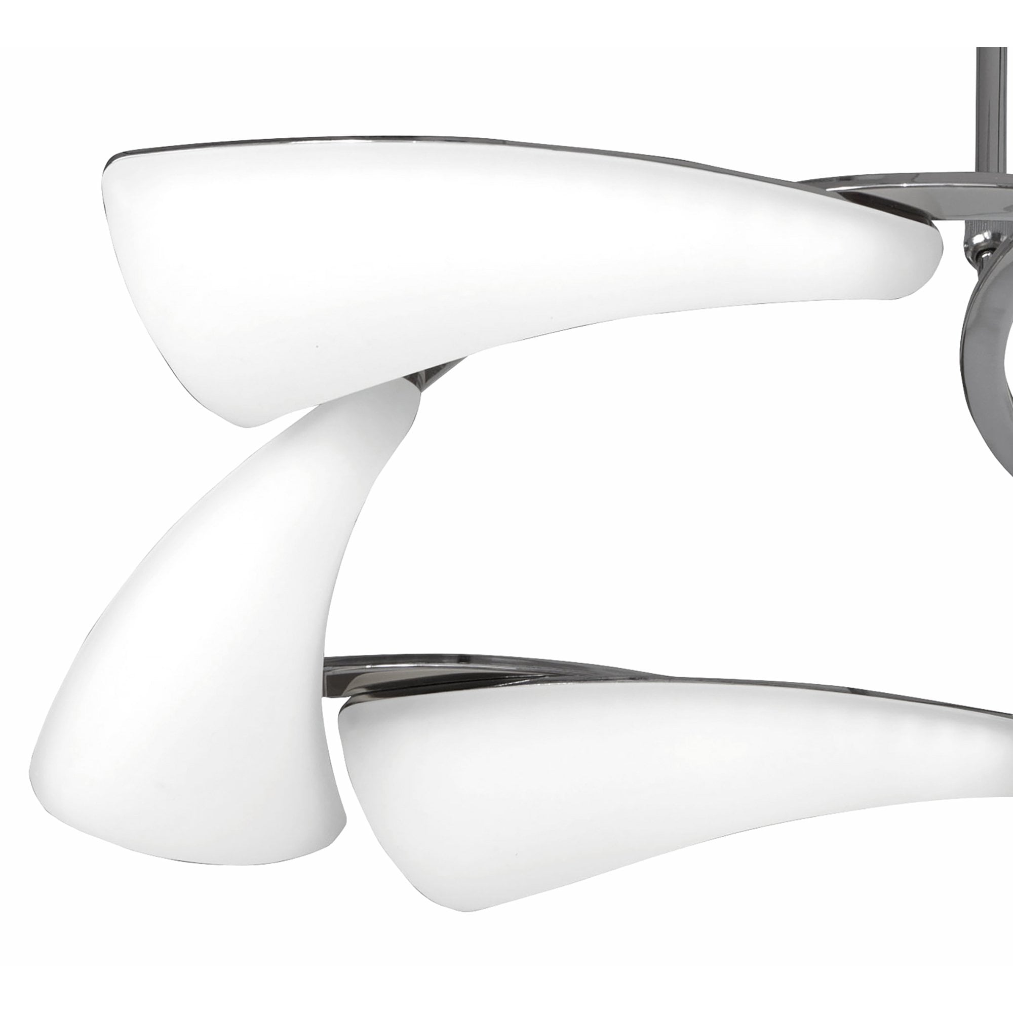 M3802 Mistral Telescopic 36W LED Rectangular Polished Chrome/Frosted Acrylic