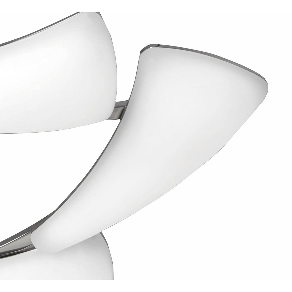 M3802 Mistral Telescopic 36W LED Rectangular Polished Chrome/Frosted Acrylic