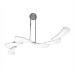 M3803 Mistral Telescopic 36W LED Linear Polished Chrome Frosted Acrylic
