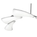 M3803 Mistral Telescopic 36W LED Linear Polished Chrome Frosted Acrylic