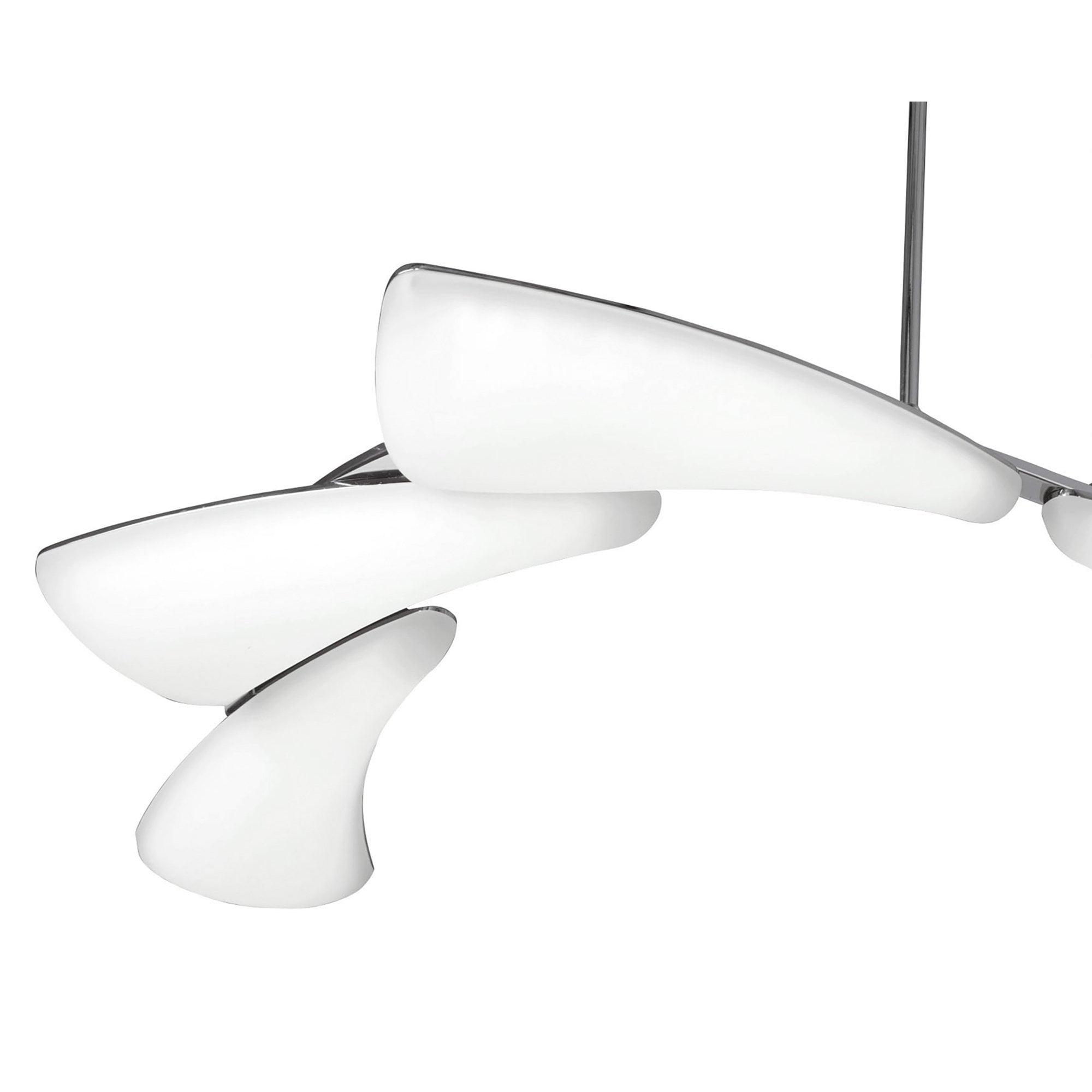 M3803 Mistral Telescopic 36W LED Linear Polished Chrome Frosted Acrylic