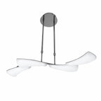 M3804 Mistral Telescopic 24W LED Linear Polished Chrome Frosted Acrylic