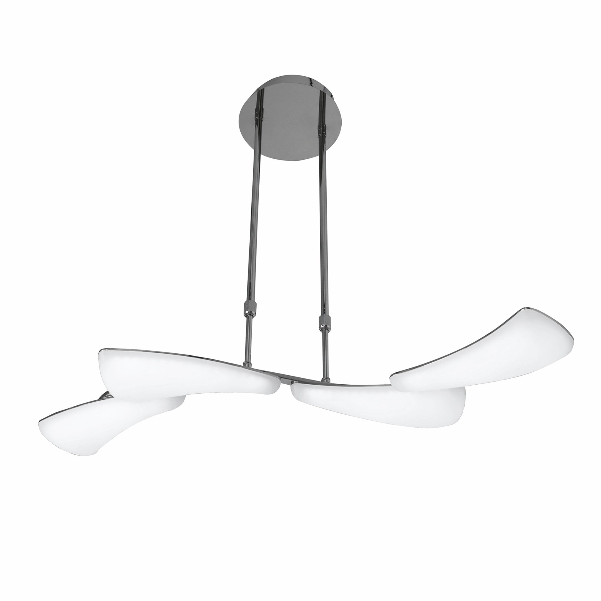 M3804 Mistral Telescopic 24W LED Linear Polished Chrome Frosted Acrylic