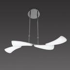 M3804 Mistral Telescopic 24W LED Linear Polished Chrome Frosted Acrylic