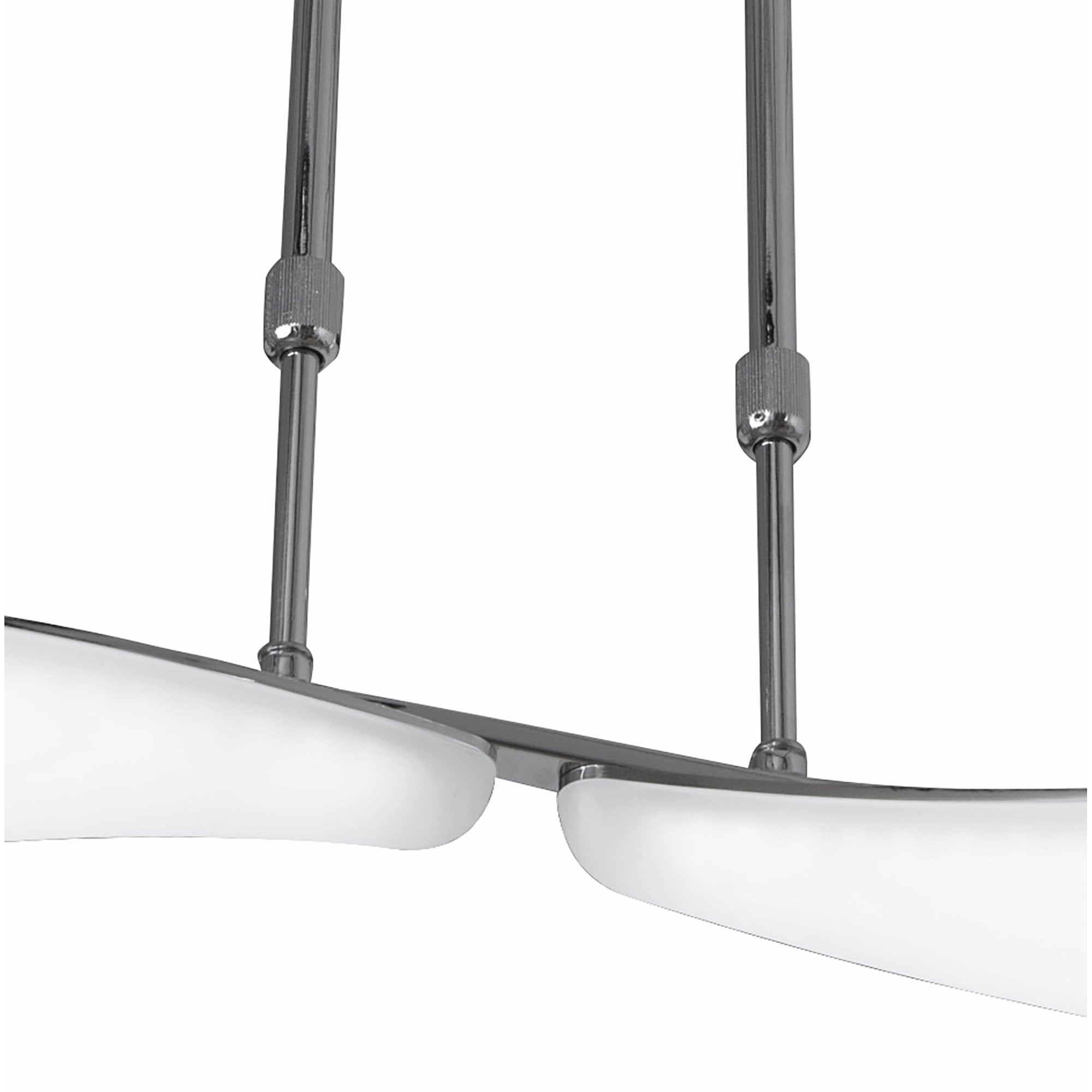 M3804 Mistral Telescopic 24W LED Linear Polished Chrome Frosted Acrylic