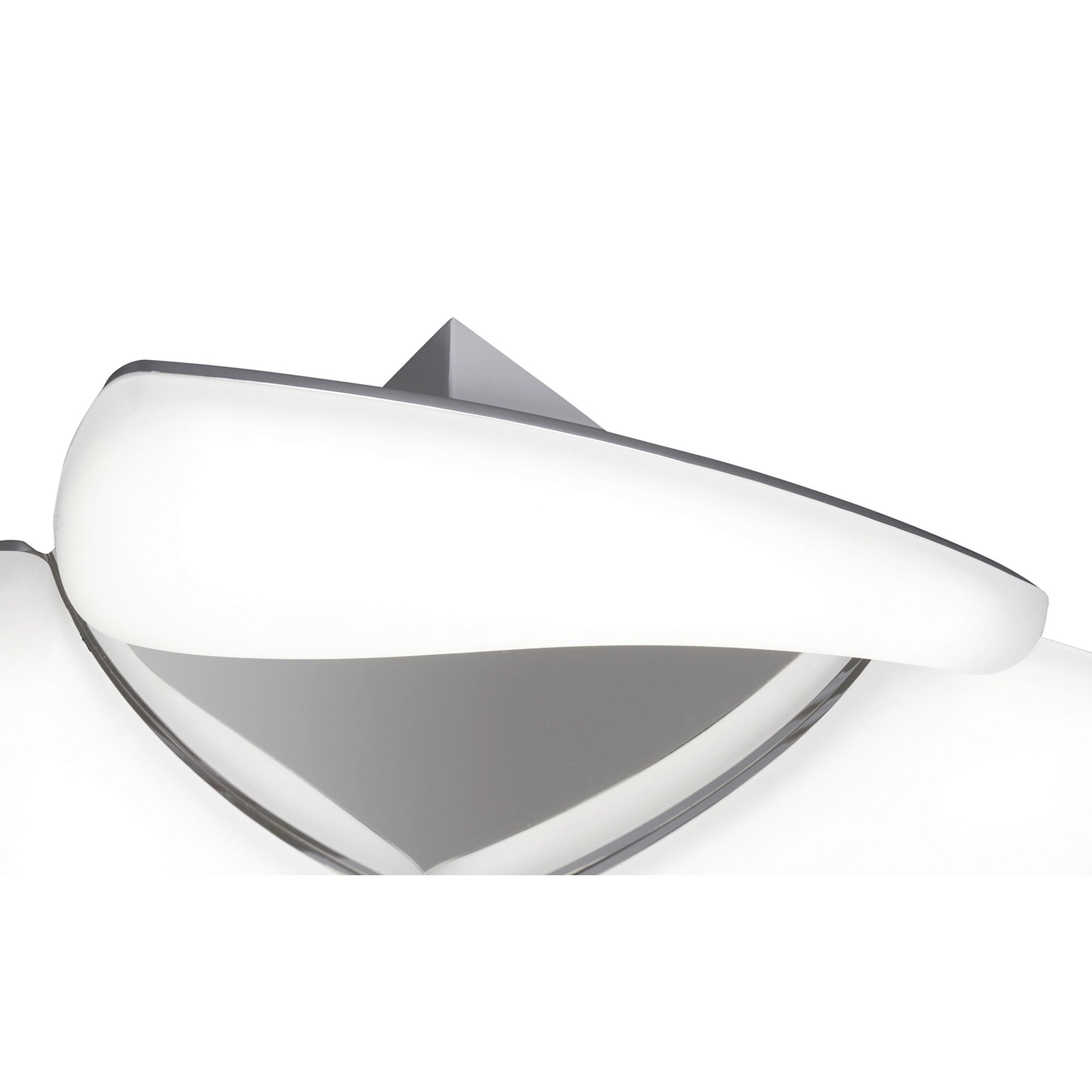M3805 Mistral Flush Ceiling 18W LED Polished Chrome/Frosted Acrylic