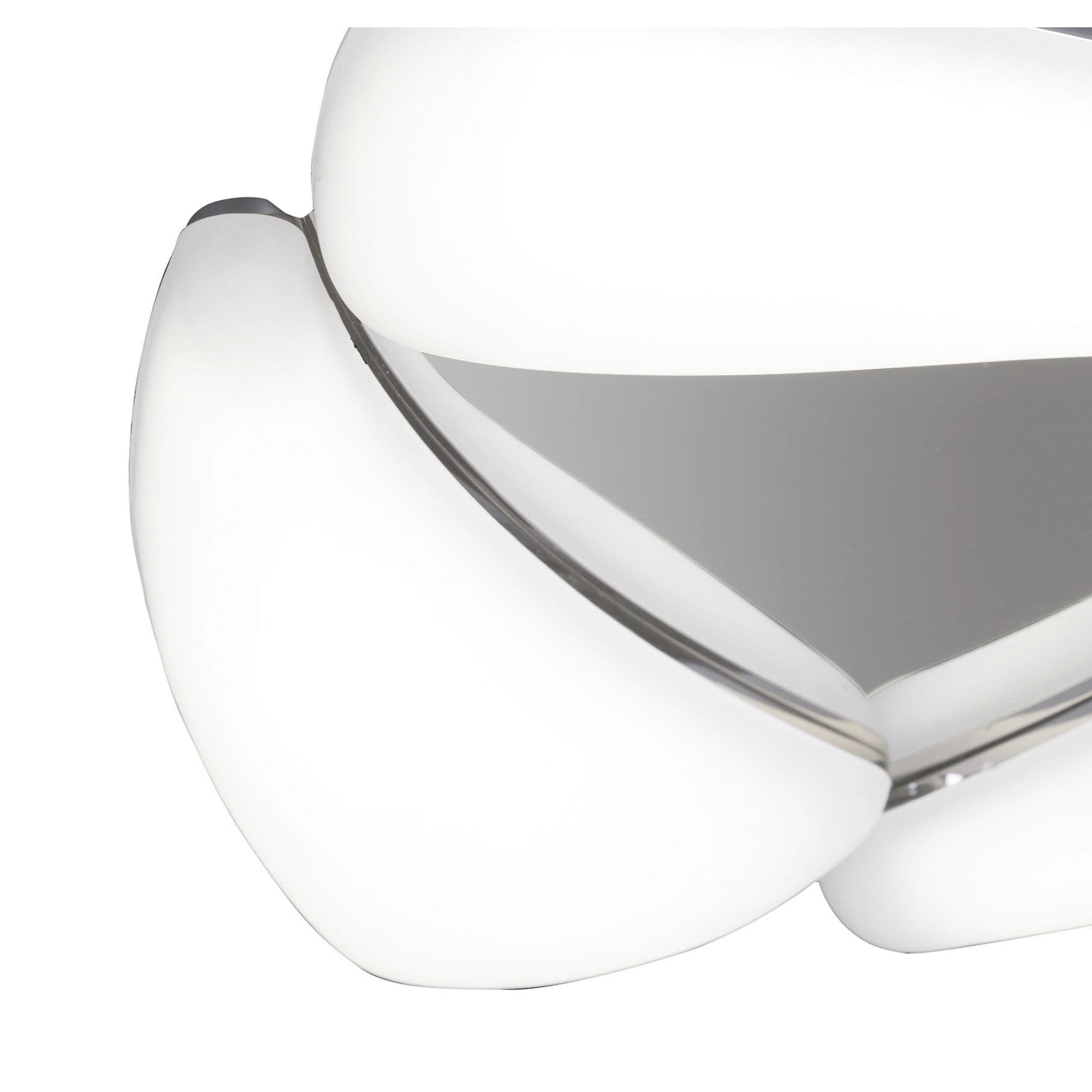 M3805 Mistral Flush Ceiling 18W LED Polished Chrome/Frosted Acrylic