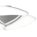 M3805 Mistral Flush Ceiling 18W LED Polished Chrome/Frosted Acrylic