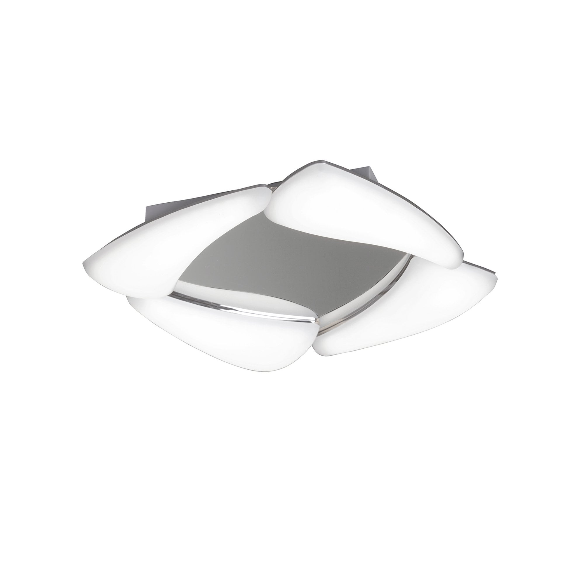 M3806 Mistral Flush Ceiling 24W LED Polished Chrome/Frosted Acrylic