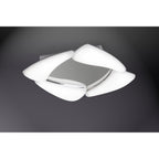 M3806 Mistral Flush Ceiling 24W LED Polished Chrome/Frosted Acrylic