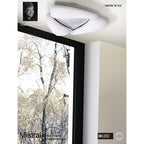 M3806 Mistral Flush Ceiling 24W LED Polished Chrome/Frosted Acrylic