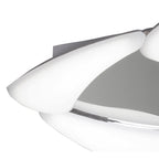 M3806 Mistral Flush Ceiling 24W LED Polished Chrome/Frosted Acrylic
