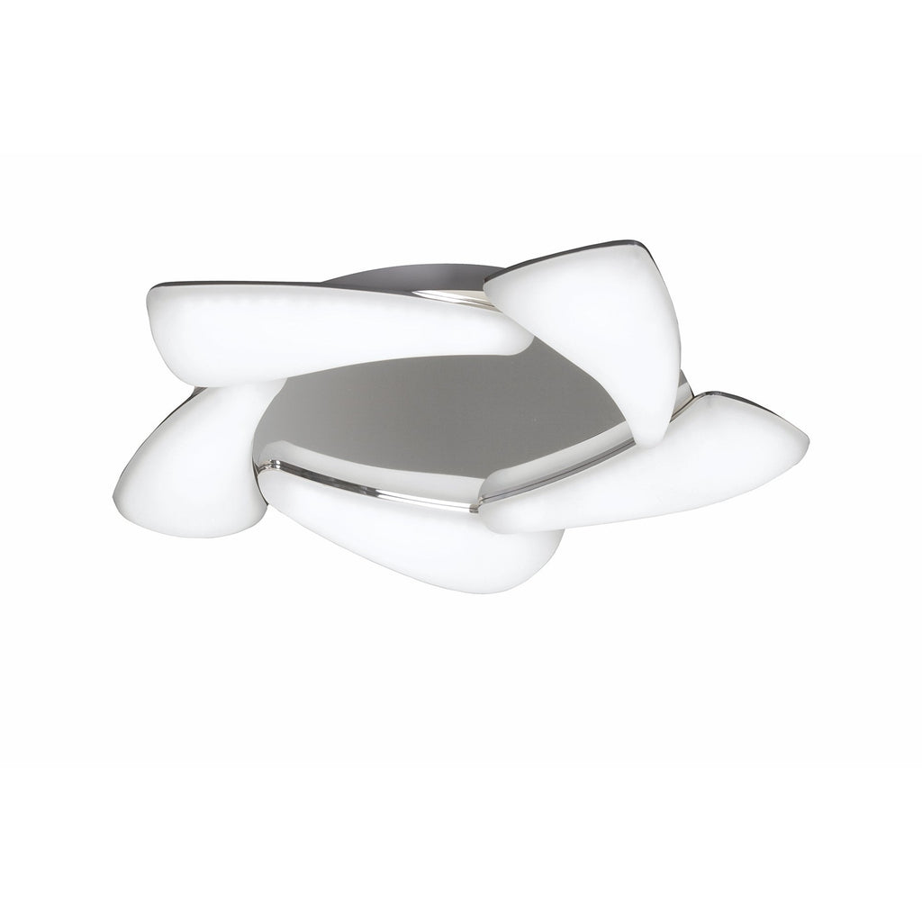 M3807 Mistral Flush Ceiling 30W LED Polished Chrome/Frosted Acrylic